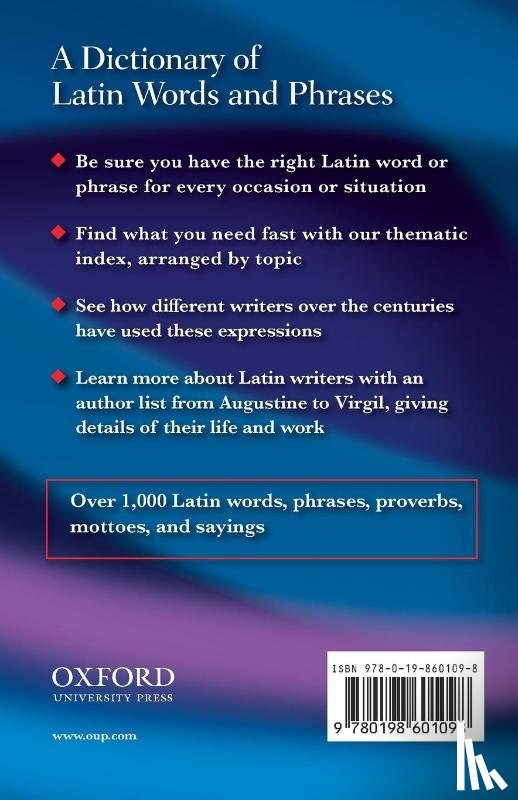  - A Dictionary of Latin Words and Phrases