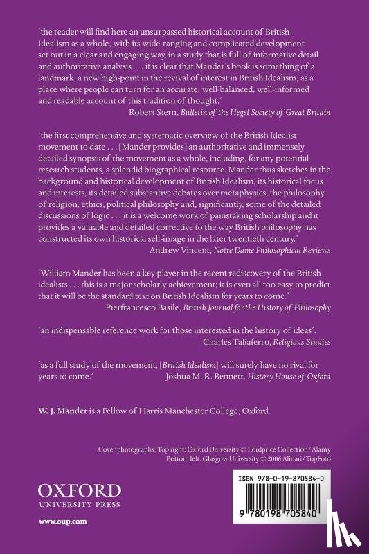 Mander, W. J. (Harris Manchester College - British Idealism: A History