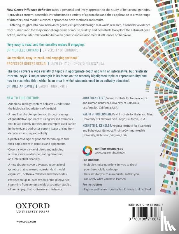 Flint, Jonathan (Semel Institute for Neuroscience and Human Behavior, Greenspan, Ralph J. (Kavli Institute for Brain and Mind, Kendler, Kenneth S. (Virginia Institute for Psychiatric and Behavioral Genetics - How Genes Influence Behavior
