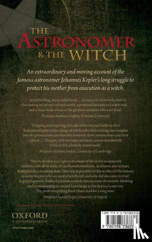 Rublack, Ulinka (Professor of Early Modern European History - The Astronomer and the Witch