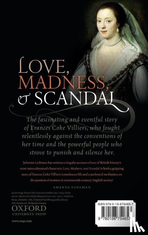 Luthman, Johanna (Associate Professor of History - Love, Madness, and Scandal