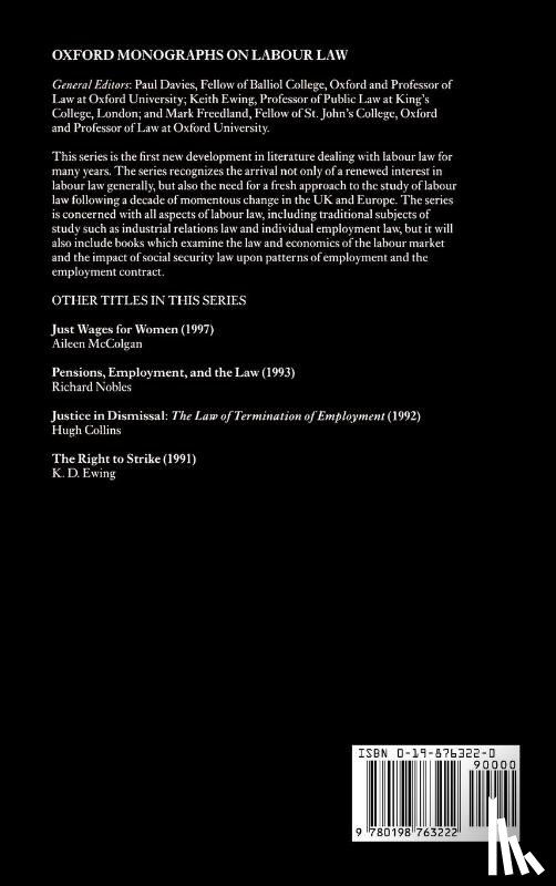 Fredman, Sandra - Women and the Law