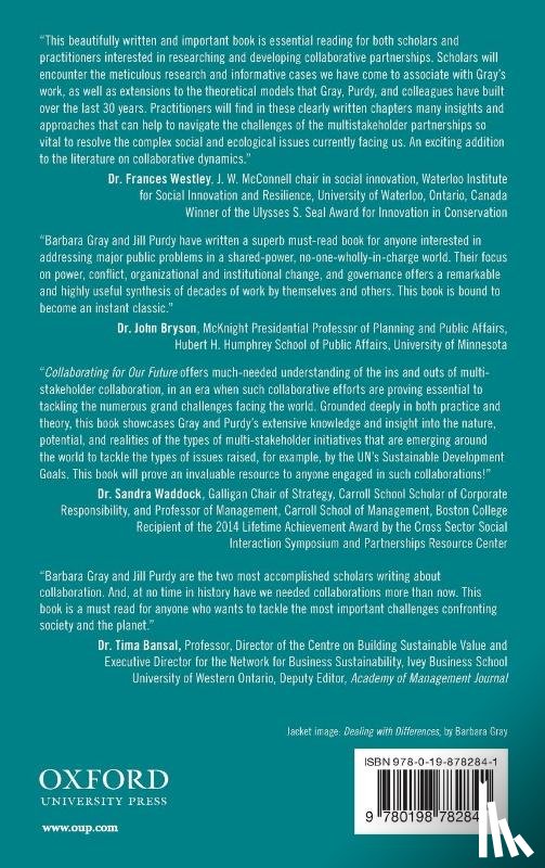 Gray, Barbara (Professor and Smeal Executive Programs Faculty Fellow, Purdy, Jill (Professor of Management - Collaborating for Our Future