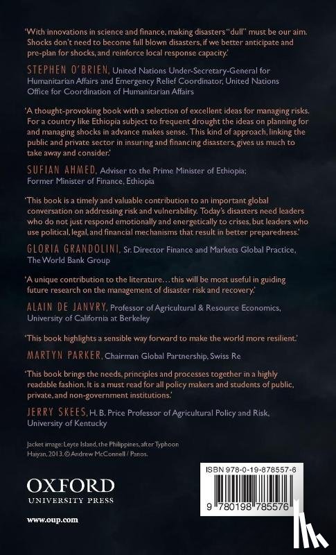 Clarke, Daniel J. (Senior Insurance Specialist, Dercon, Stefan (Professor of Economic Policy - Dull Disasters?