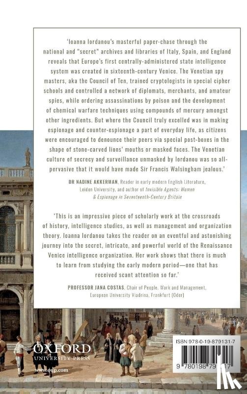 Iordanou, Ioanna (Senior Lecturer in Human Resource Management - Venice's Secret Service