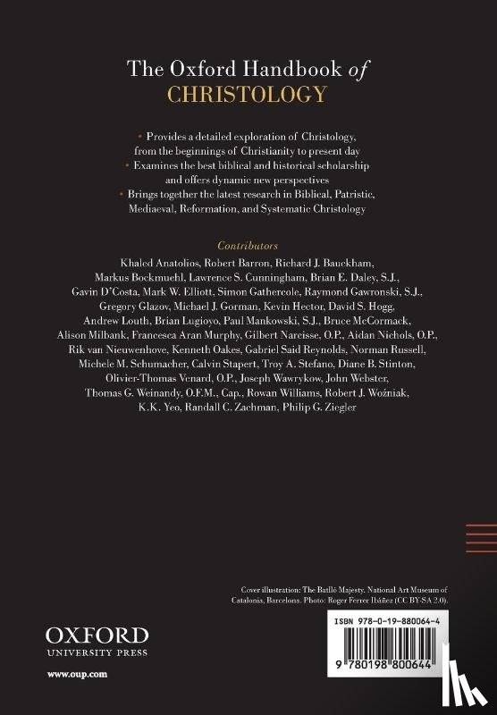  - The Oxford Handbook of Christology