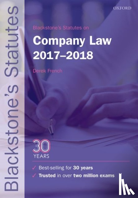  - Blackstone's Statutes on Company Law 2017-2018
