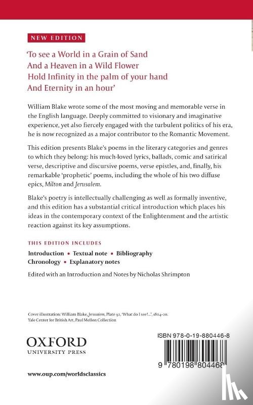 Blake, William - William Blake: Selected Poems