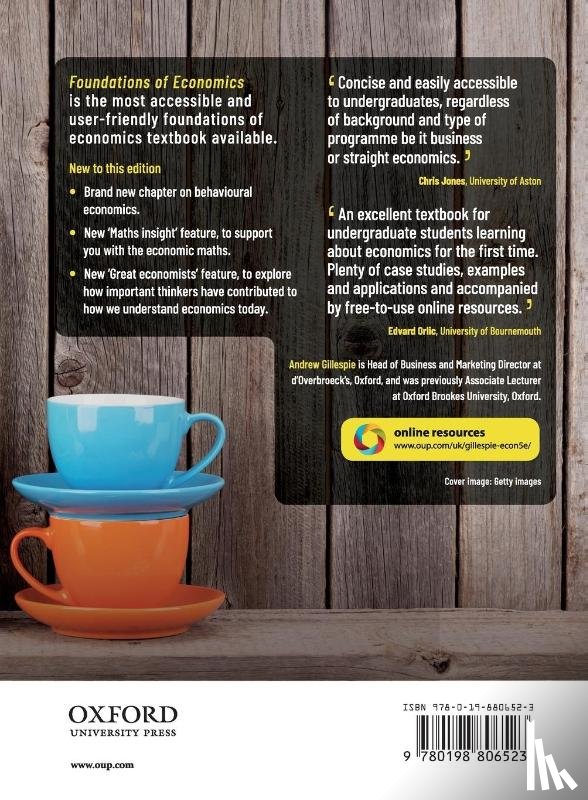 Gillespie, Andrew (Head of Business and Marketing Director - Foundations of Economics