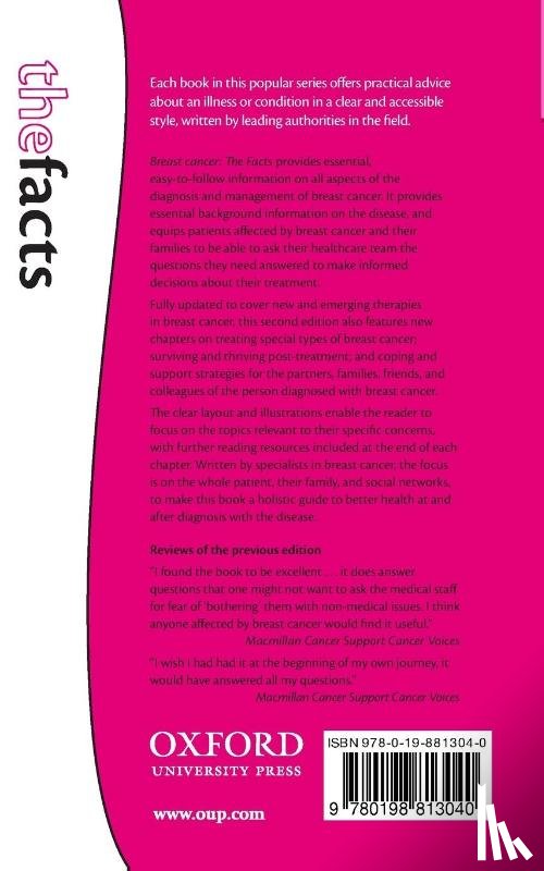 Saunders, Christobel M. (Head of the Division of Surgery, Jassal, Sunil (Breast and General Surgeon, Lim, Elgene (Associate Professor - Breast Cancer: The Facts