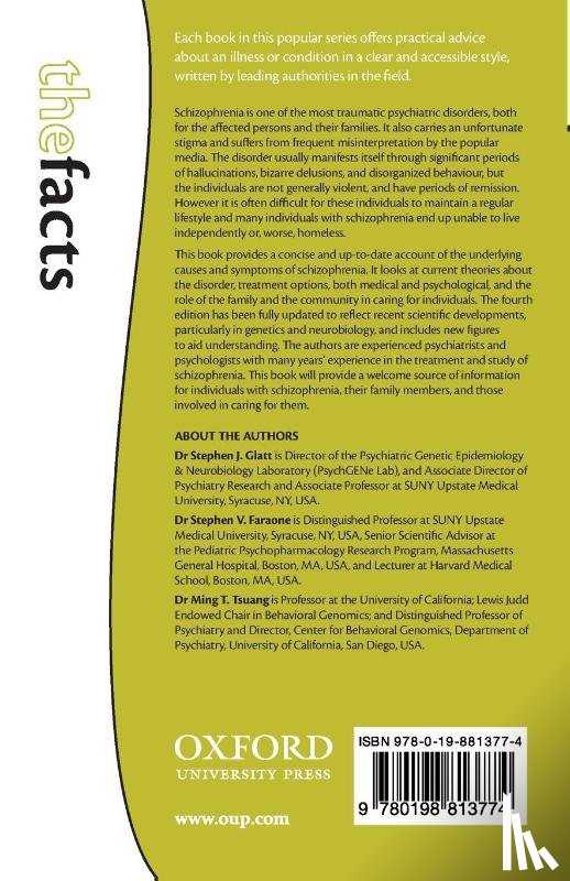 Glatt, Stephen J., Faraone, Stephen V., Tsuang, Ming T. - Schizophrenia