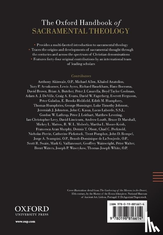  - The Oxford Handbook of Sacramental Theology