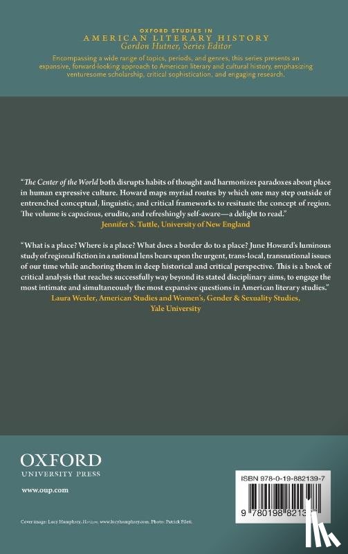 Howard, June (Arthur F. Thurnau Professor of American Culture - The Center of the World
