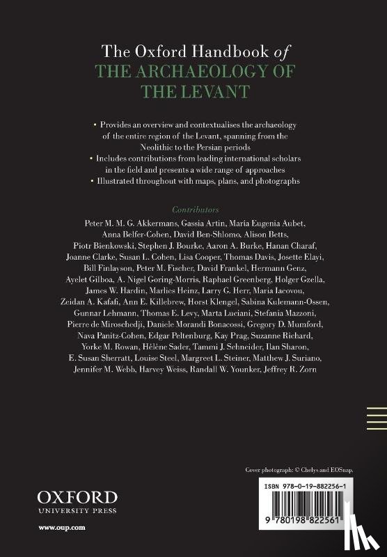  - The Oxford Handbook of the Archaeology of the Levant