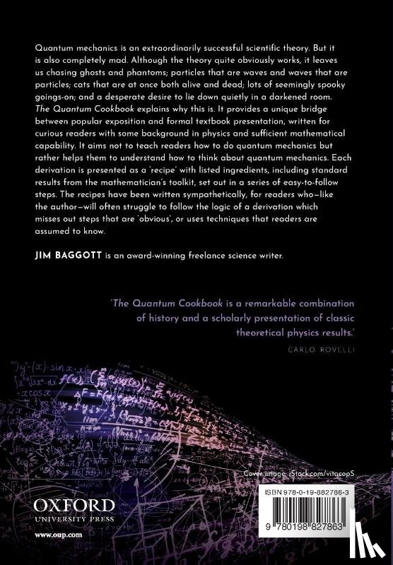 Baggott, Jim (Freelance science writer - The Quantum Cookbook