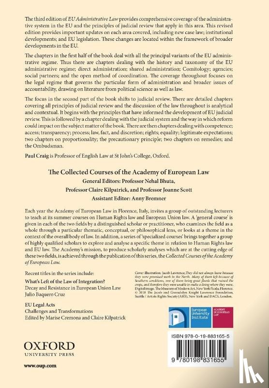 Craig, Paul (Professor of English Law - EU Administrative Law