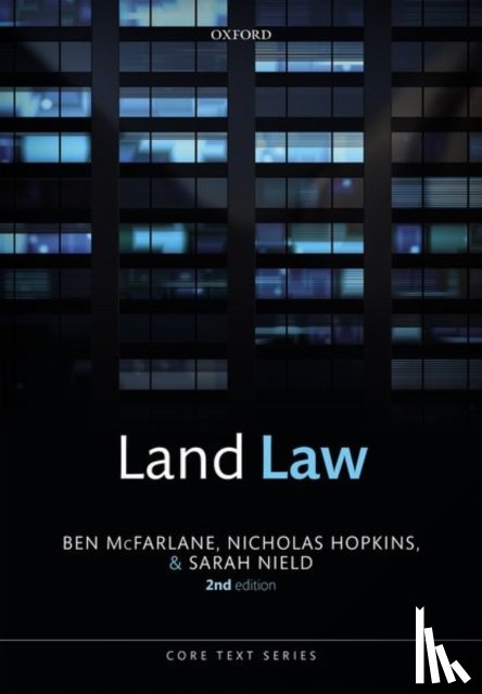McFarlane, Ben (Professor of English Law, Hopkins, Nicholas (Law Commissioner for England and Wales and Professor of Law, Nield, Sarah (Professor of Law - Land Law