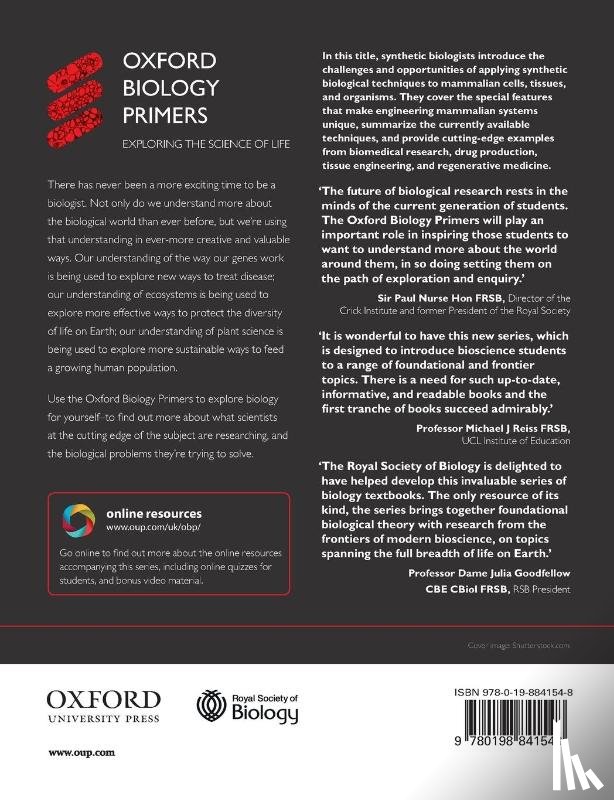  - Mammalian Synthetic Biology