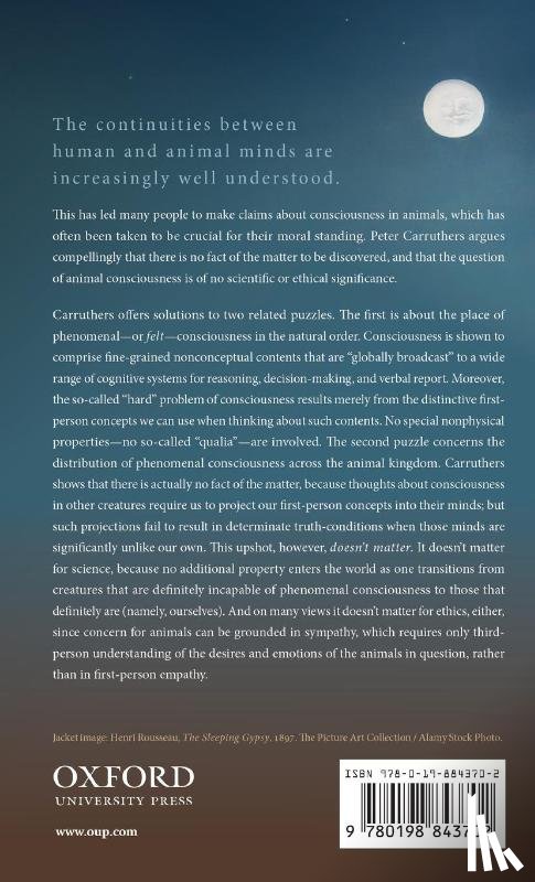 Carruthers, Peter (Professor of Philosophy - Human and Animal Minds