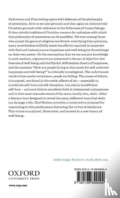 Hudson, Hud (Professor of Philosophy - Fallenness and Flourishing