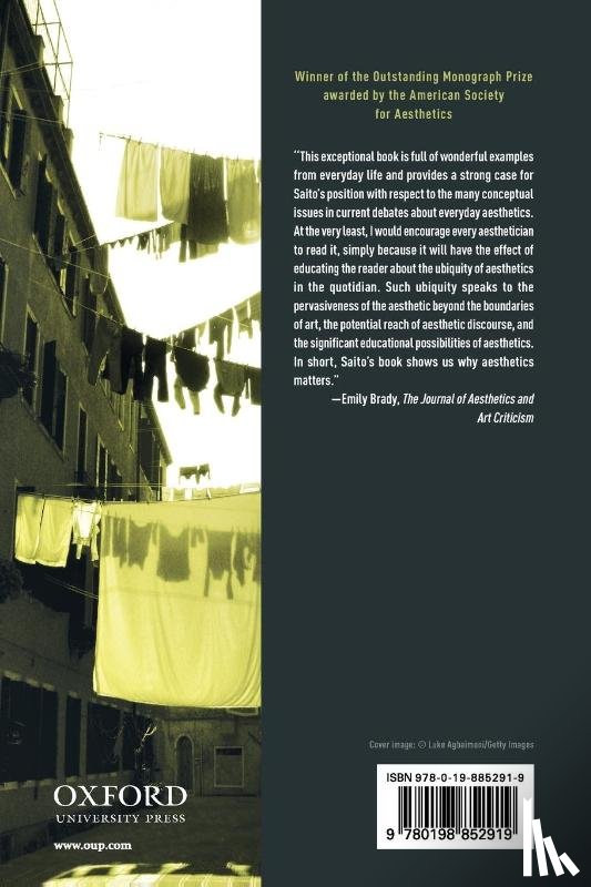 Saito, Yuriko (Professor Emeritus - Aesthetics of the Familiar