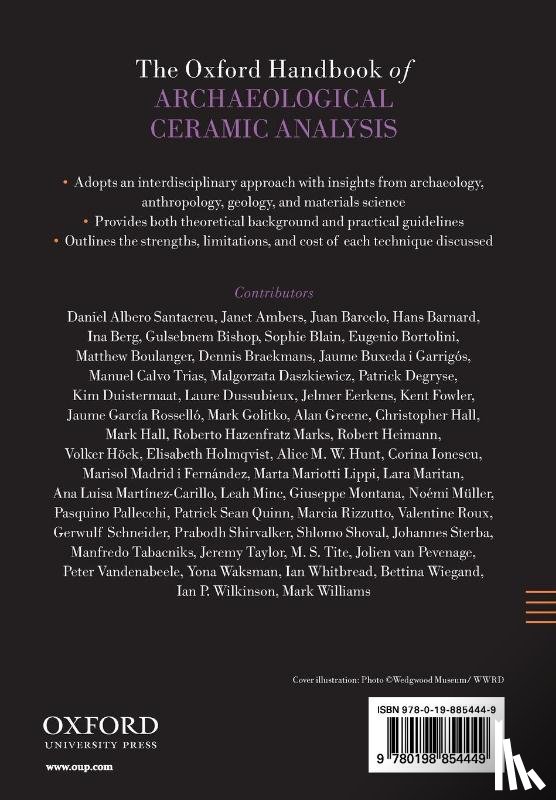  - The Oxford Handbook of Archaeological Ceramic Analysis