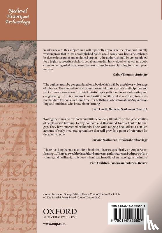 Banham, Debby (Affiliated Lecturer, Faith, Rosamond (Visiting Fellow - Anglo-Saxon Farms and Farming