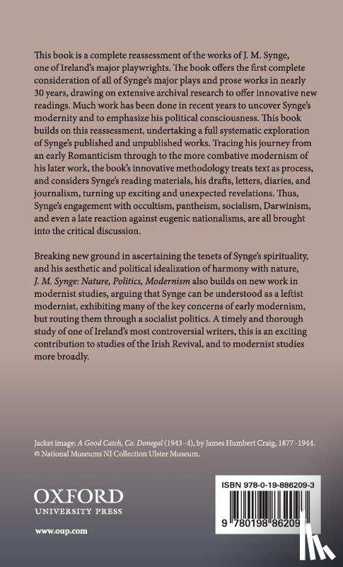 Hewitt, Sean (Government of Ireland Fellow - J. M. Synge