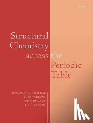 CW Mak, Thomas (Emeritus Professor and Wei Lun Research Professor, Cheung, Yu San (Senior Lecturer, Wang, Yingxia (Professor, Du Zhou, Gong (Professor - Structural Chemistry across the Periodic Table