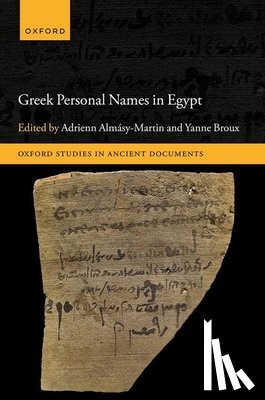 Almásy-Martin, Adrienn - Greek Personal Names in Egypt