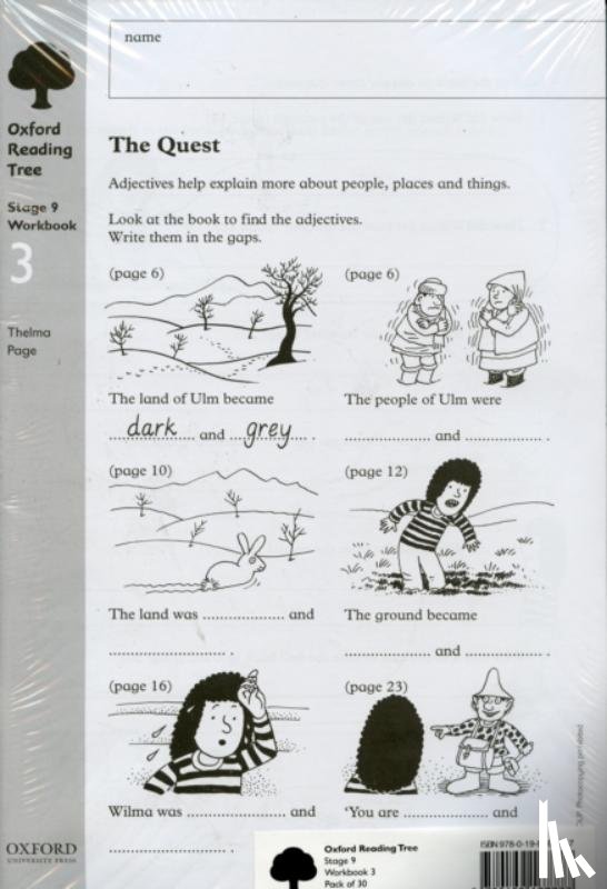 Page, Thelma - Oxford Reading Tree: Level 9: Workbooks: Workbook 3: The Quest and Survival Adventure (Pack of 30)