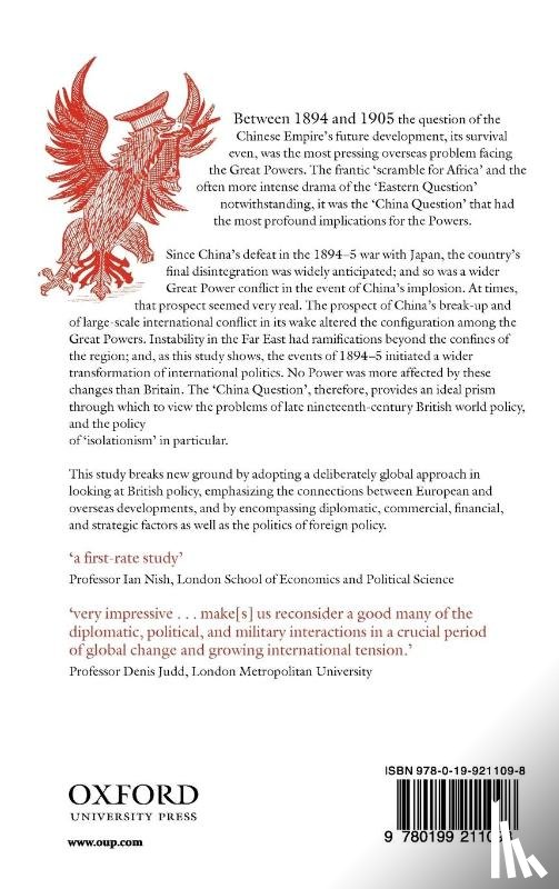 Otte, T. G. (Lecturer in Diplomatic History - The China Question