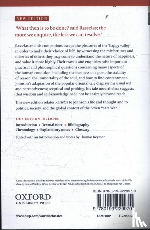 Johnson, Samuel - The History of Rasselas, Prince of Abissinia