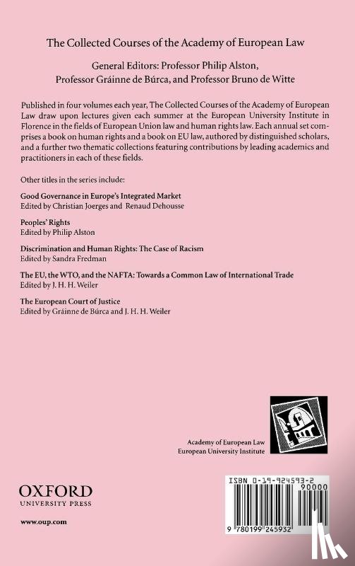 Harlow, Carol ( - Accountability in the European Union