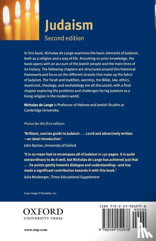 de Lange, Nicholas ( - Judaism