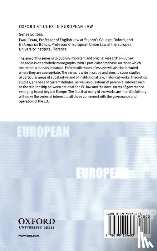  - Accountability and Legitimacy in the European Union