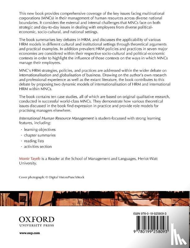Tayeb, Monir (School of Management and Languages - International Human Resource Management