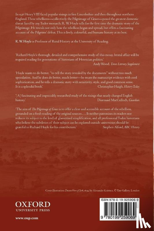 Hoyle, R. W. (Professor of Rural History - The Pilgrimage of Grace and the Politics of the 1530s