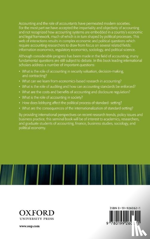  - The Economics and Politics of Accounting