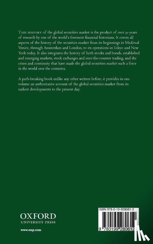 Michie, Ranald (Professor of History - The Global Securities Market