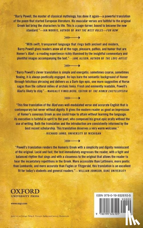 Homer, Morris, Ian ( - The Iliad