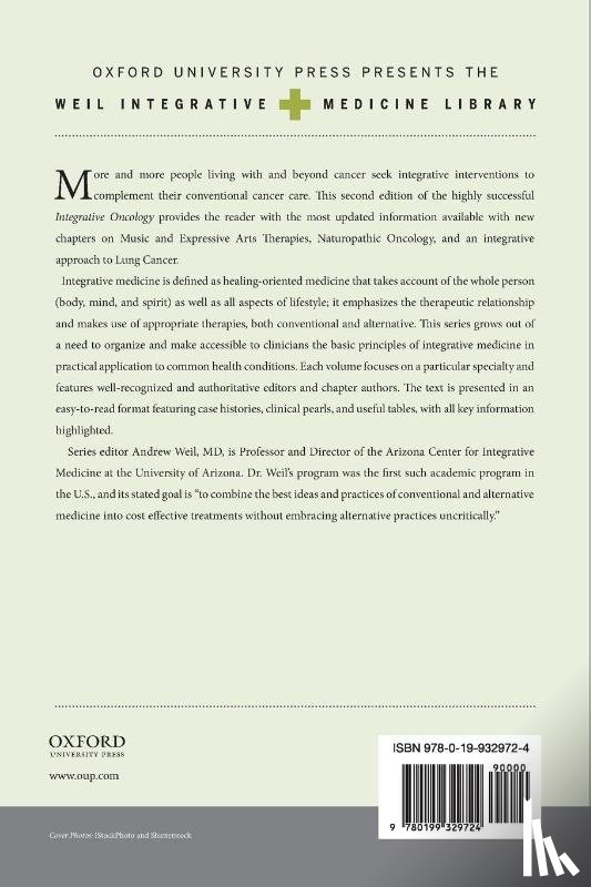  - Integrative Oncology