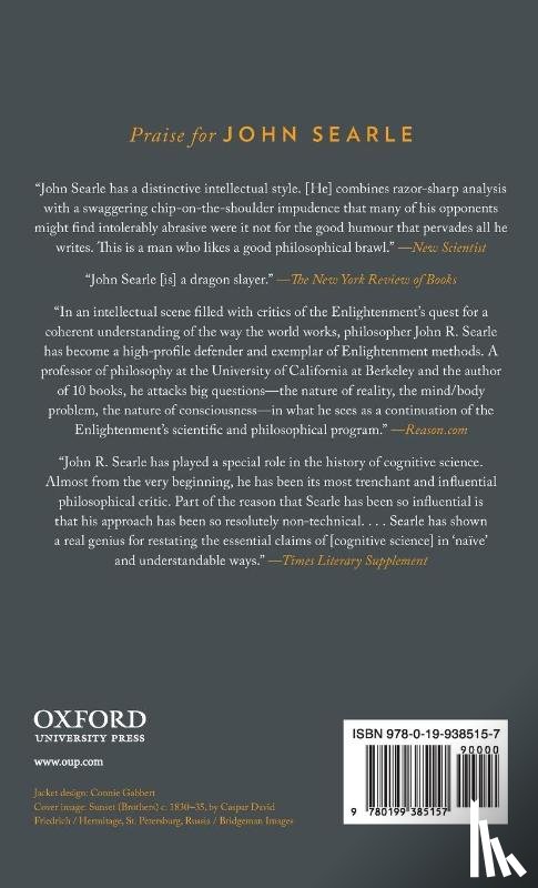 Searle, John (Willis S. and Marion Slusser Professor of Philosophy - Seeing Things as They Are