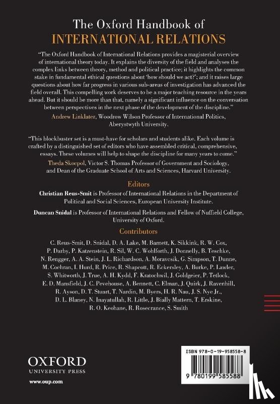  - The Oxford Handbook of International Relations