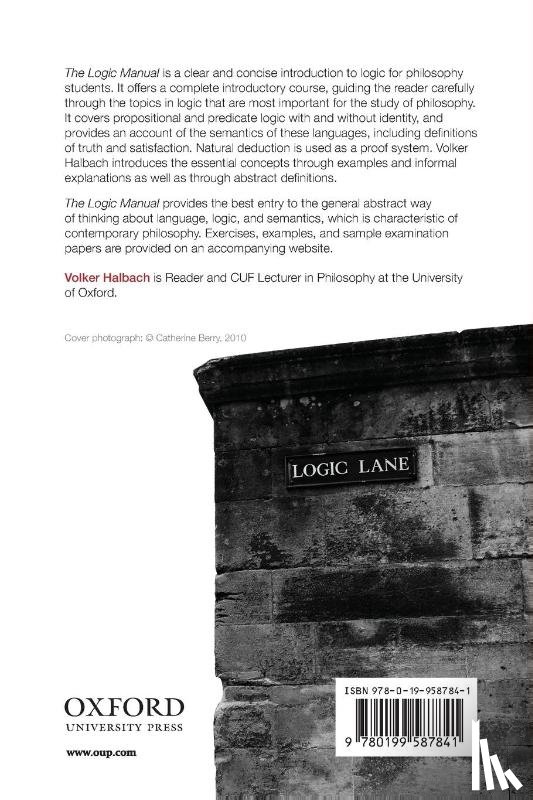 Halbach, Volker (University of Oxford) - The Logic Manual