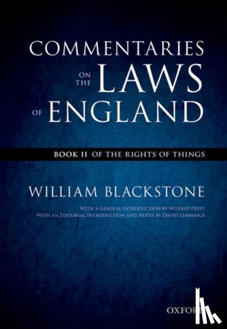 Blackstone, William - The Oxford Edition of Blackstone's: Commentaries on the Laws of England