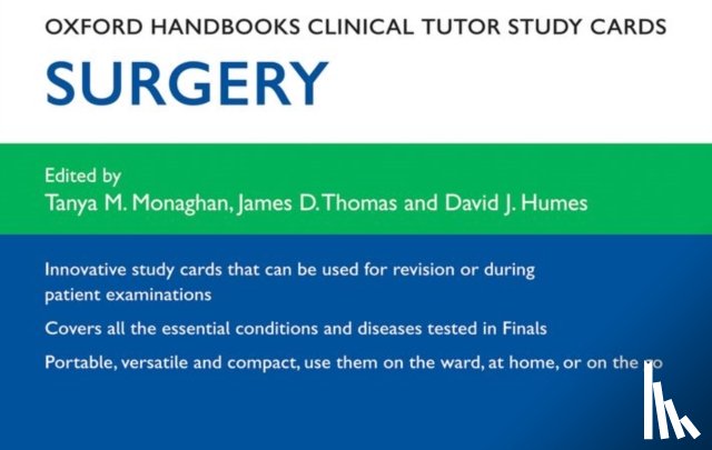  - Oxford Handbooks Clinical Tutor Study Cards: Surgery