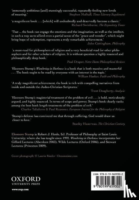Stump, Eleonore (Saint Louis University) - Wandering in Darkness