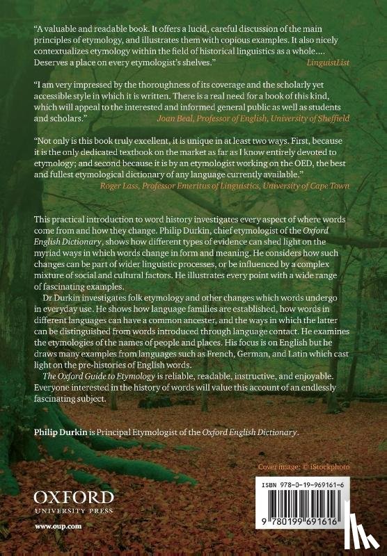 Durkin, Philip (Oxford University Press) - The Oxford Guide to Etymology