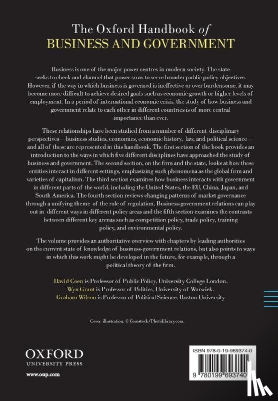  - The Oxford Handbook of Business and Government